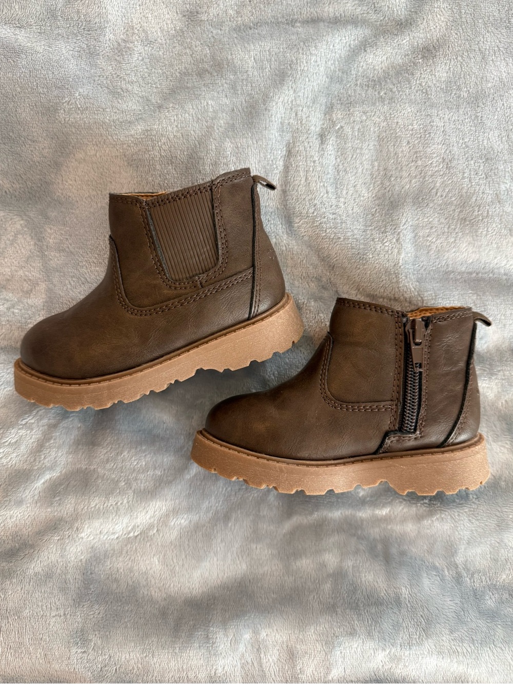 Oshkosh B’gosh Kids Brown Chelsea Zip Boots